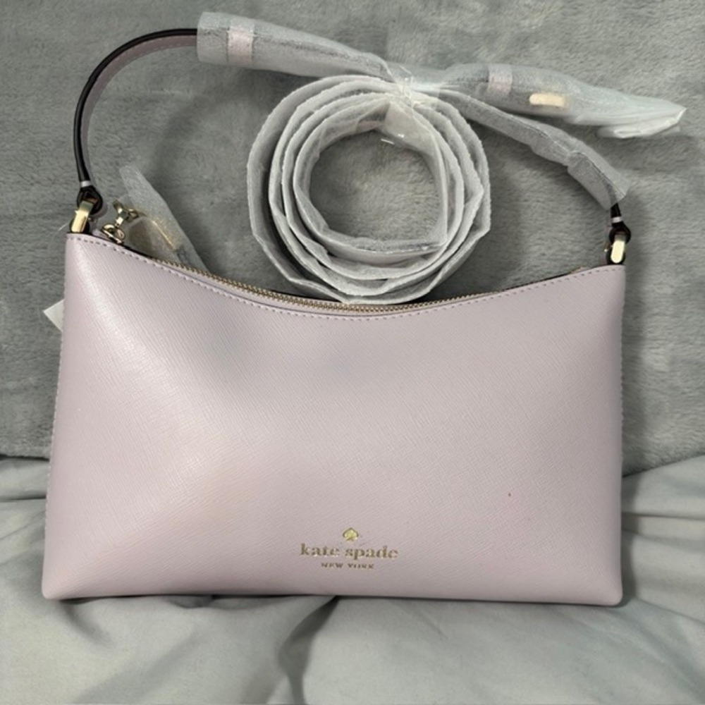 NWT Kate Spade Sadie Crossbody Pastel Lavender Saffiano Leather KE594